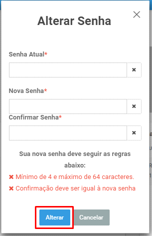 ALTERAÇÃO SENHA OOBJ 0002