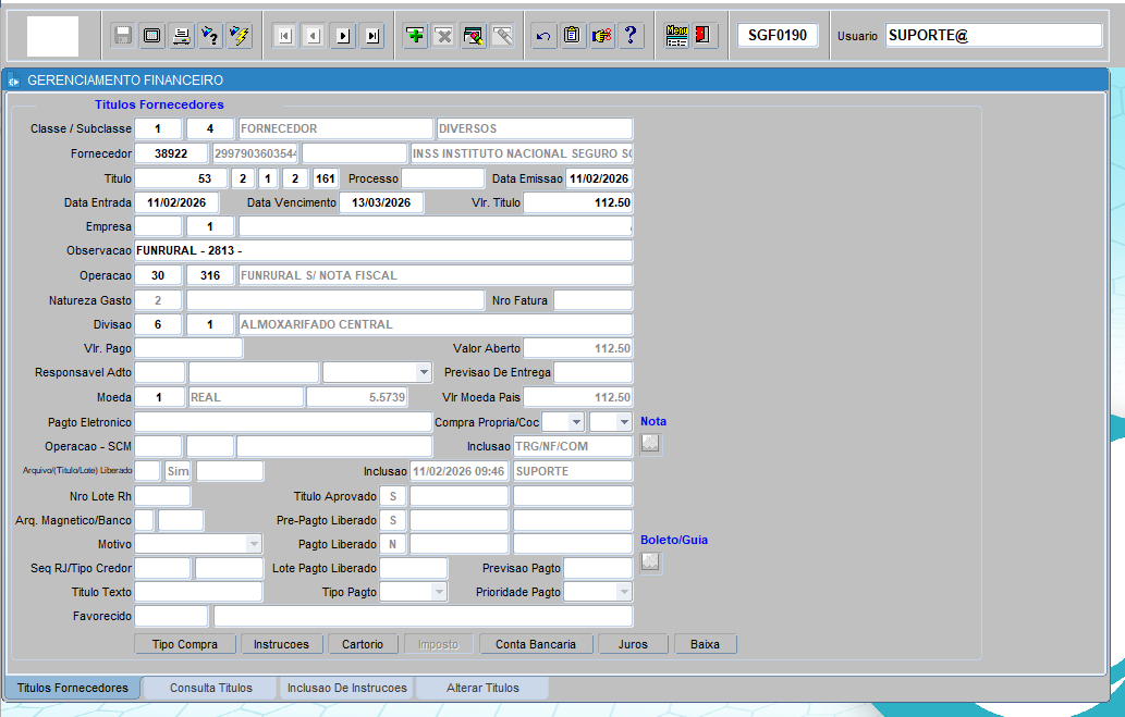 PROCED FUNRURAL - 0005